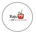 Raju TV Service Center Logo